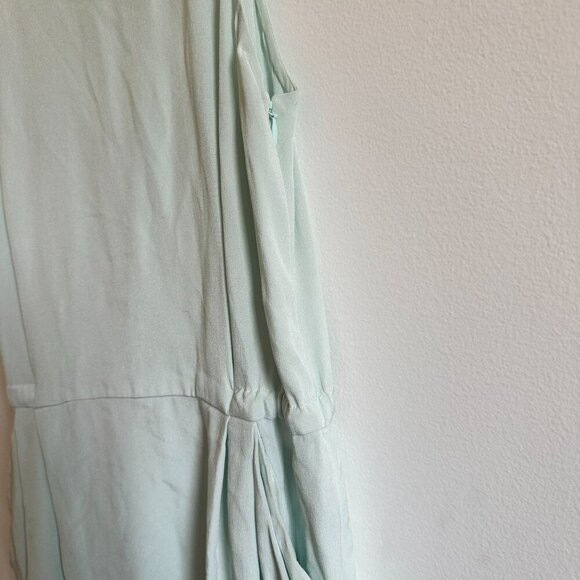 ๐ฟ Wilfred 100% Silk Dress โ Size 6 โ Soft Mint Green - Picture 3 of 8